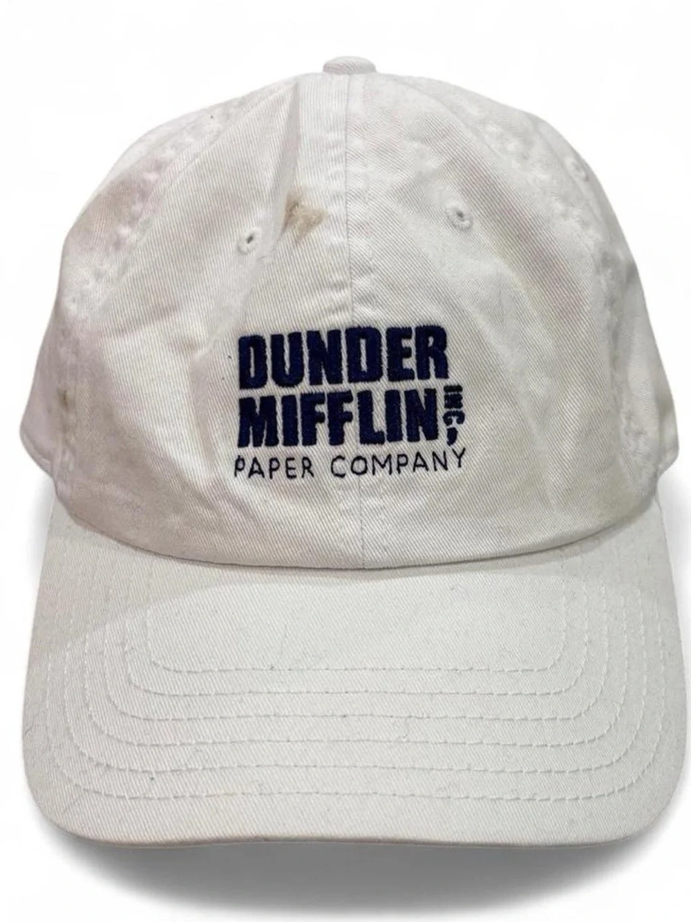 The Office Dunder Mifflin white baseball cap